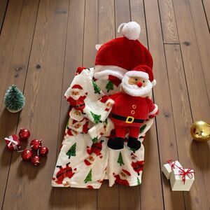 Little Celebrity Christmas Robe And Plush Toy Ages 6-9 Months New
